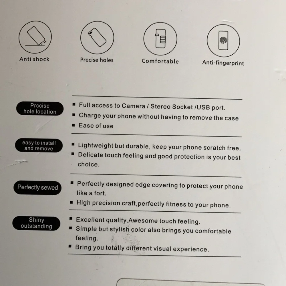 Fanbiya case for IPhone 11 Pro max in black